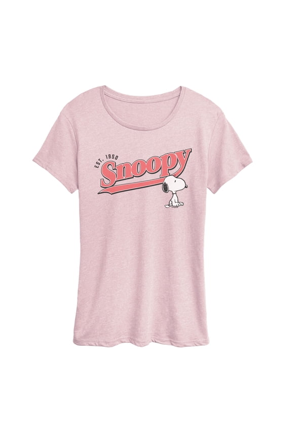 - Snoopy 1950 - Women's Short Sleeve Graphic T-Shirt