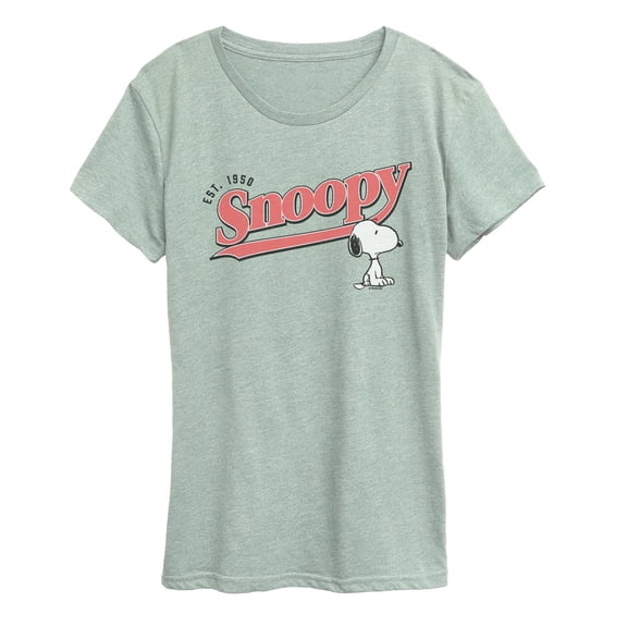 Peanuts - Snoopy 1950 - Women's Short Sleeve Graphic T-Shirt