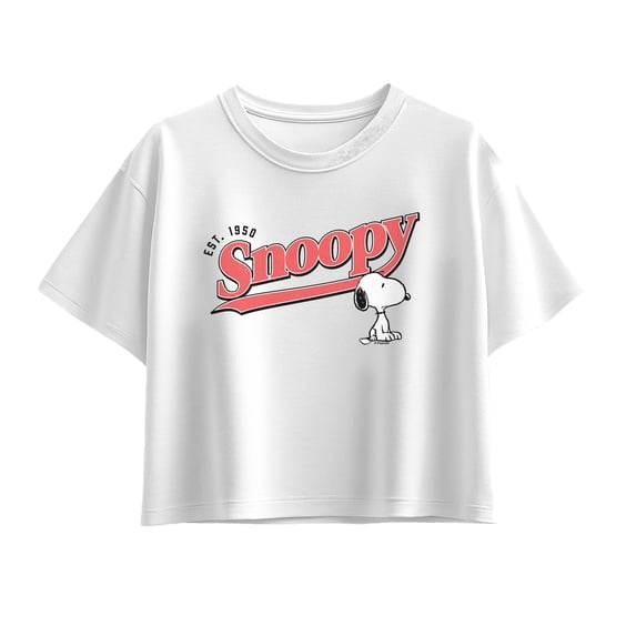 Peanuts - Snoopy 1950 - Youth Girls Boxy T-Shirt