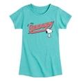 thumbnail image 1 of Peanuts - Snoopy 1950 - Youth Girls Fitted Short Sleeve T-Shirt, 1 of 5
