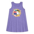 thumbnail image 1 of Peanuts - Snoopy Graffiti Peek - Toddler & Youth Girls A-line Dress, 1 of 5