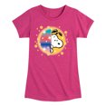 thumbnail image 1 of Peanuts - Snoopy Graffiti Peek - Toddler & Youth Girls Short Sleeve Graphic T-Shirt, 1 of 6
