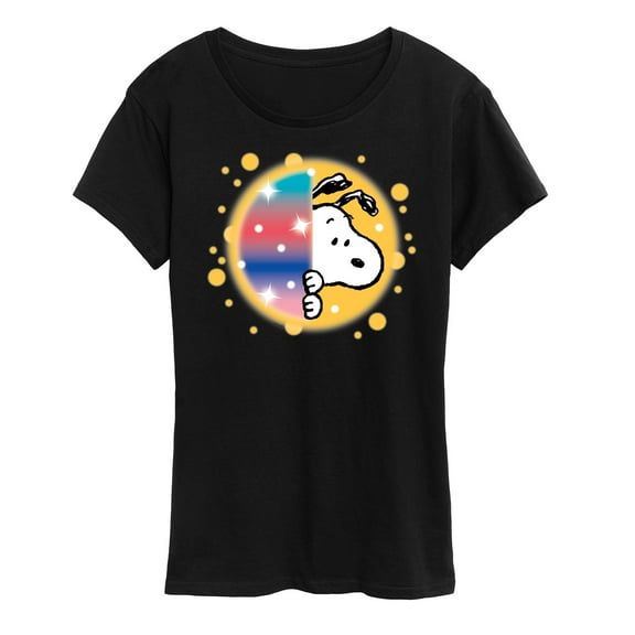 Peanuts - Snoopy Graffiti Peek - Women's Short Sleeve Graphic T-Shirt