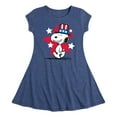 thumbnail image 1 of Peanuts - Snoopy Americana - Girls Fit And Flare Cap Sleeve Dress, 1 of 4