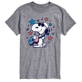 thumbnail image 1 of Peanuts - Snoopy Americana Guitar - Men's Short Sleeve Graphic T-Shirt, 1 of 5