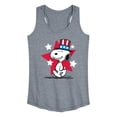 thumbnail image 1 of Peanuts - Snoopy Americana - Women's Racerback Graphic Tank, 1 of 6