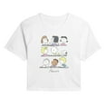 thumbnail image 1 of Peanuts - Snoopy And Friends - Juniors Cropped Graphic T-Shirt, 1 of 5