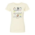 thumbnail image 1 of Peanuts - Snoopy And Friends - Juniors Fitted Graphic T-Shirt, 1 of 5