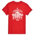 thumbnail image 1 of Peanuts - Snoopy And Friends Team Holiday Spirit - Men's Short Sleeve Graphic T-Shirt, 1 of 6