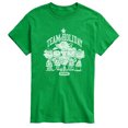 thumbnail image 1 of Peanuts - Snoopy And Friends Team Holiday Spirit - Men's Short Sleeve Graphic T-Shirt, 1 of 6