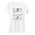 thumbnail image 1 of Peanuts - Snoopy And Friends - Women's Short Sleeve Graphic T-Shirt, 1 of 5