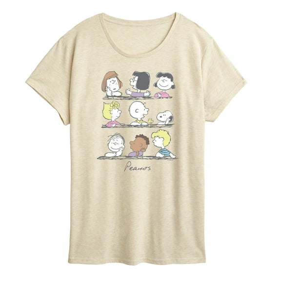 Peanuts - Snoopy And Friends - Women's Short Sleeve Graphic T-Shirt