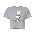 thumbnail image 1 of Peanuts - Snoopy And Group - Juniors Cropped Cotton Blend T-Shirt, 1 of 5