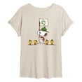 thumbnail image 1 of Peanuts - Snoopy And Group - Juniors Ideal Flowy Muscle T-Shirt, 1 of 5