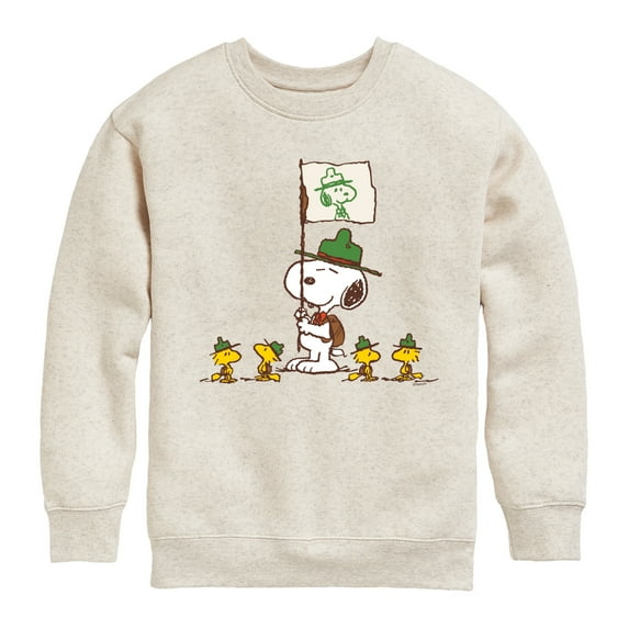 Peanuts - Snoopy And Group - Toddler & Youth Crewneck Fleece Sweatshirt