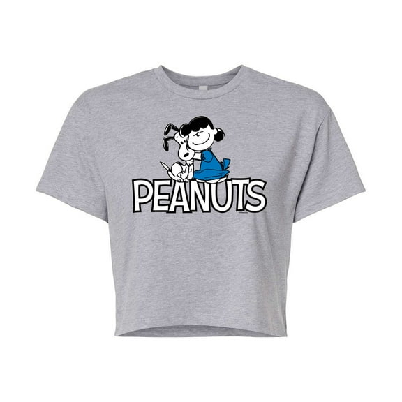 Peanuts - Snoopy And Lucy  - Cropped Tee