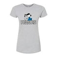 thumbnail image 1 of Peanuts - Snoopy And Lucy  - Juniors Fitted Tee, 1 of 5