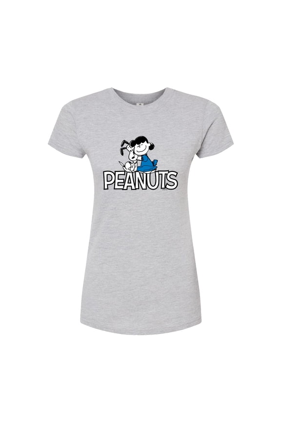 - Snoopy And Lucy - Juniors Fitted Tee
