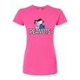 thumbnail image 1 of Peanuts - Snoopy And Lucy  - Juniors Fitted Tee, 1 of 5