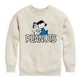 thumbnail image 1 of Peanuts - Snoopy And Lucy  - Toddler & Youth Crewneck Fleece Sweatshirt, 1 of 5