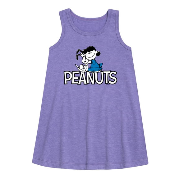 Peanuts - Snoopy And Lucy  - Toddler & Youth Girls A-line Dress