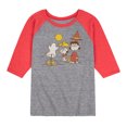 thumbnail image 1 of Peanuts - Snoopy And Lucy   - Toddler & Youth Raglan Graphic T-Shirt, 1 of 7