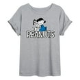 thumbnail image 1 of Peanuts - Snoopy And Lucy  - Women's Oversized T-Shirt, 1 of 5