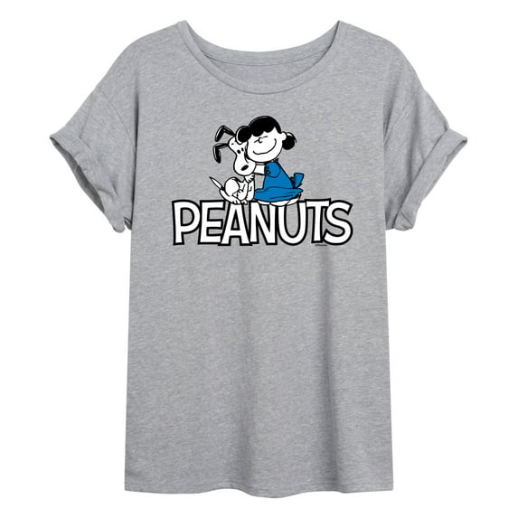 Peanuts - Snoopy And Lucy - Women's Oversized T-Shirt