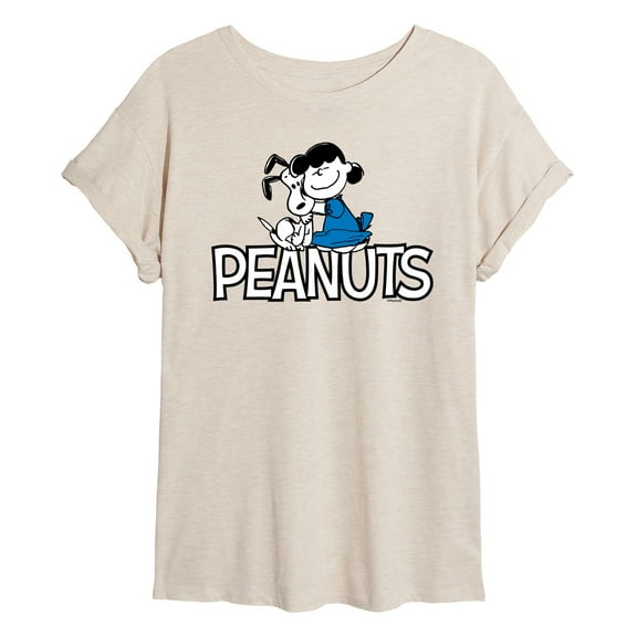 Peanuts - Snoopy And Lucy - Women's Oversized T-Shirt