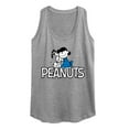 thumbnail image 1 of Peanuts - Snoopy And Lucy - Women's Racerback Tank Top, 1 of 5