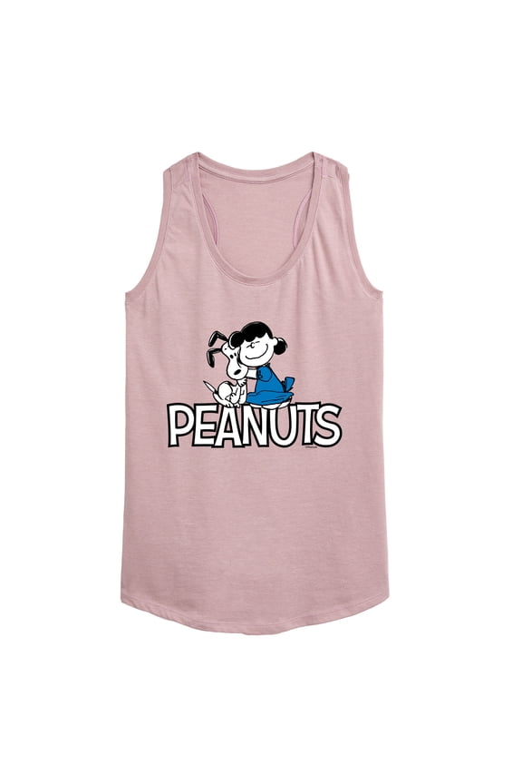 - Snoopy And Lucy - Women's Racerback Tank Top