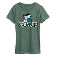 thumbnail image 1 of Peanuts - Snoopy And Lucy - Women's Short Sleeve Graphic T-Shirt, 1 of 1