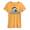 thumbnail image 1 of Peanuts - Snoopy And Lucy - Women's Short Sleeve Graphic T-Shirt, 1 of 1