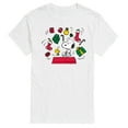 thumbnail image 1 of Peanuts - Snoopy And Woodstock Christmas Overload - Men's Short Sleeve Graphic T-Shirt, 1 of 6