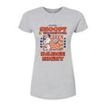 thumbnail image 1 of Peanuts - Snoopy And Woodstock Dance Night - Juniors Fitted Graphic T-Shirt, 1 of 6