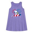 thumbnail image 1 of Peanuts - Snoopy And Woodstock Fireworks  - Toddler & Youth Girls A-line Dress, 1 of 4
