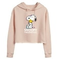 thumbnail image 1 of Peanuts - Snoopy And Woodstock - Juniors Cropped Pullover Hoodie, 1 of 6