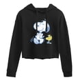 thumbnail image 1 of Peanuts - Snoopy And Woodstock Pastels - Ladies Cropped Hoodie, 1 of 5
