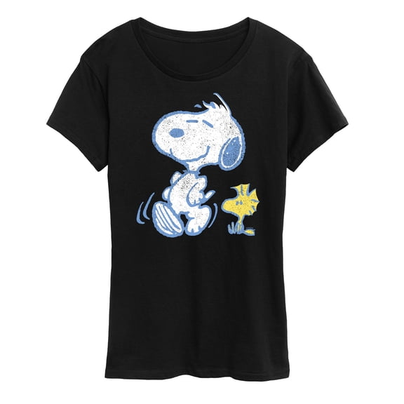 Peanuts - Snoopy And Woodstock Pastels - Women's Short Sleeve Graphic T-Shirt