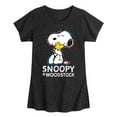 thumbnail image 1 of Peanuts - Snoopy And Woodstock - Toddler & Youth Girls Short Sleeve Graphic T-Shirt, 1 of 6