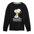 thumbnail image 1 of Peanuts - Snoopy And Woodstock - Toddler & Youth Long Sleeve Graphic T-Shirt, 1 of 5