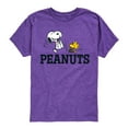 thumbnail image 1 of Peanuts - Snoopy And Woodstock - Toddler & Youth Short Sleeve Graphic T-Shirt, 1 of 1