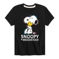 thumbnail image 1 of Peanuts - Snoopy And Woodstock - Toddler & Youth Short Sleeve Graphic T-Shirt, 1 of 6