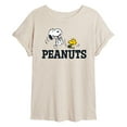 thumbnail image 1 of Peanuts - Snoopy And Woodstock - Women's Oversized T-Shirt, 1 of 5