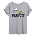 thumbnail image 1 of Peanuts - Snoopy And Woodstock - Women's Oversized T-Shirt, 1 of 5