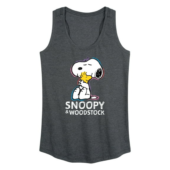 Peanuts - Snoopy And Woodstock - Women's Racerback Tank Top