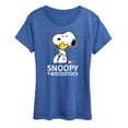 thumbnail image 1 of Peanuts - Snoopy And Woodstock - Women's Short Sleeve Graphic T-Shirt, 1 of 6