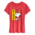 thumbnail image 1 of Peanuts - Snoopy And Woodstock - Women's Short Sleeve Graphic T-Shirt, 1 of 6