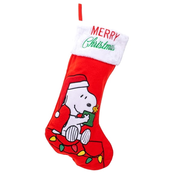 Peanuts Snoopy Applique Stocking