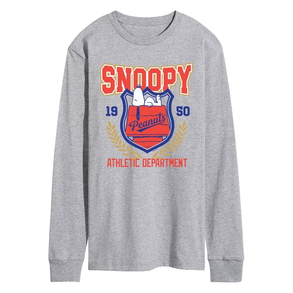 Peanuts - Snoopy Athletic Dept - Men's Long Sleeve Graphic T-Shirt